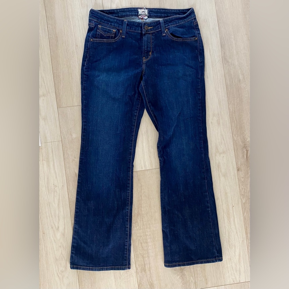 LEVIS 545 mid rise boot cut blue jeans SIZE 12
